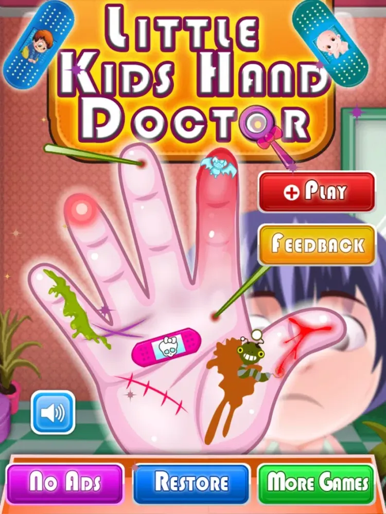 Little baby Kids Hand Doctor - free kids doctor Games iPad Screenshots