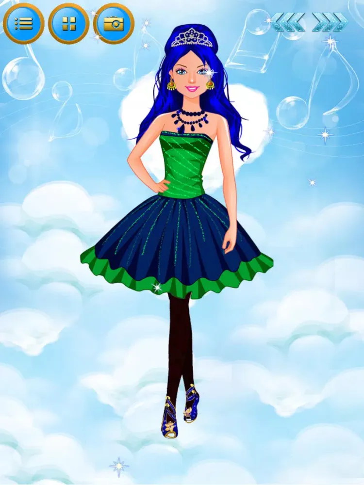Princess Beauty Salon , Spa, Makeover, Dressup - free girls game. iPad 应用截图