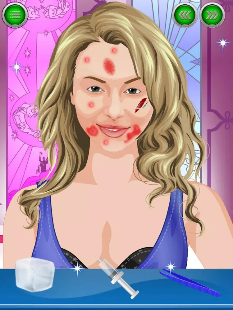 Capturas de pantalla de Real Celebrity MakeOver Salon & Dressup & hair salon-free Kids Games iPad 
