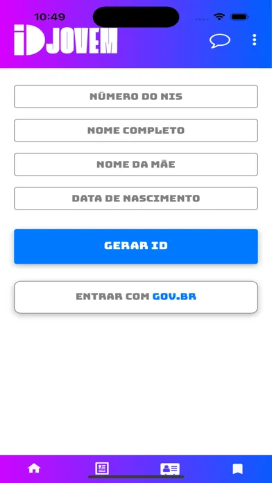 Скриншоты ID Jovem