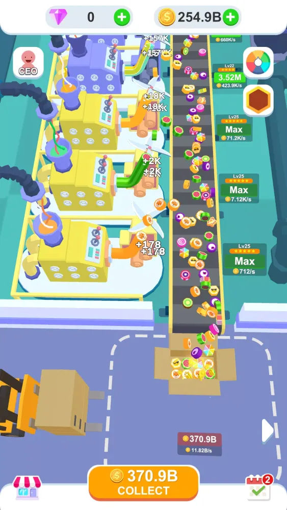 Скриншоты Idle Candy Factory
