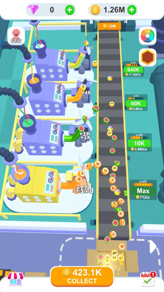 Скриншоты Idle Candy Factory