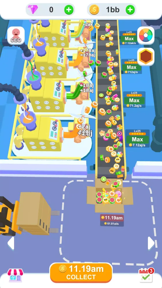 Скриншоты Idle Candy Factory
