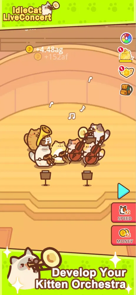 Captures d'écran de Idle Cat Live Concert