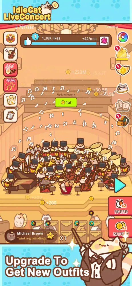 Captures d'écran de Idle Cat Live Concert