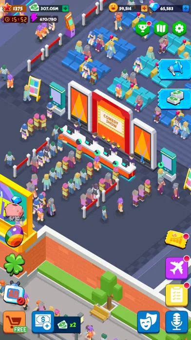 Screenshot di Idle Comedy Central Tycoon