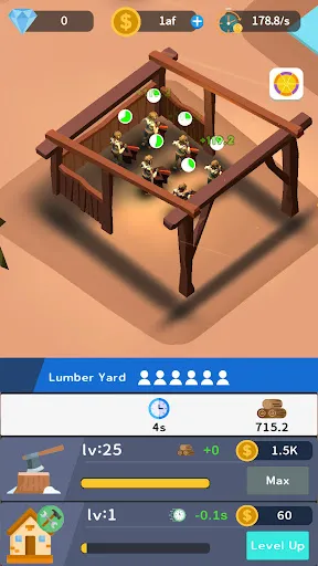Capturas de tela do Idle Desert City