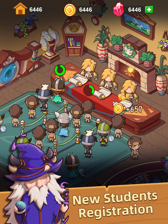 Idle Dragon School—Tycoon Game iPad  Screenshots