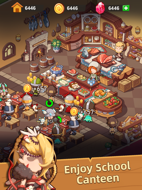 Idle Dragon School—Tycoon Game iPad  Screenshots