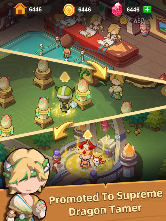 Idle Dragon School—Tycoon Game iPad  Screenshots