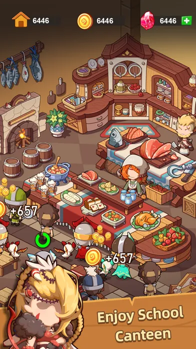 Idle Dragon School—Tycoon Game スクリーンショット