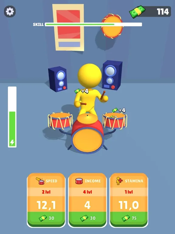 Capturas de tela do Idle Drummers iPad 