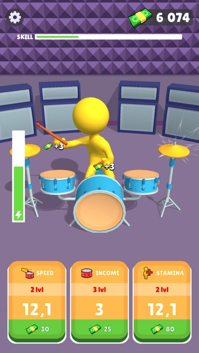 Tangkapan skrin Idle Drummers