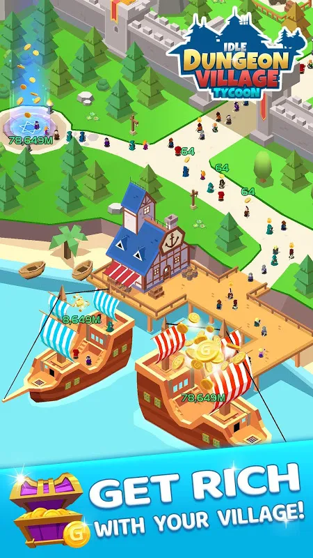Скриншоты Idle Dungeon Village Tycoon