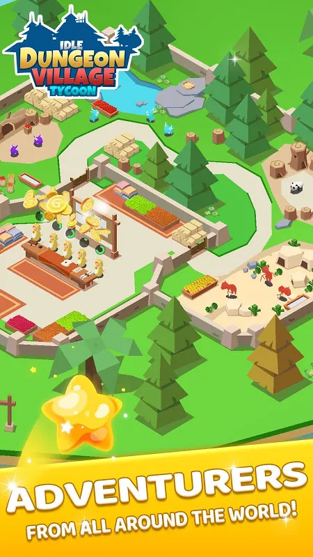 Скриншоты Idle Dungeon Village Tycoon