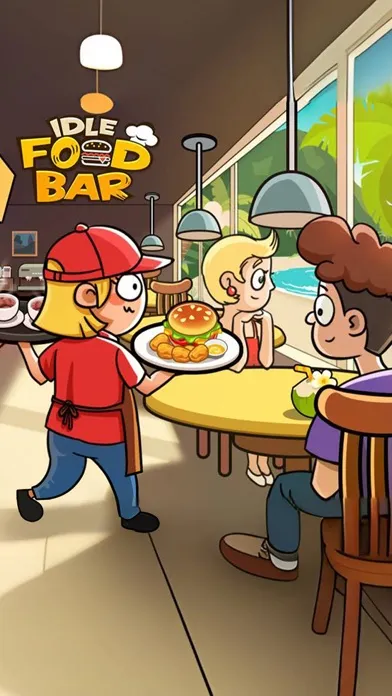 Idle Food Bar: Olivia & Oliver スクリーンショット
