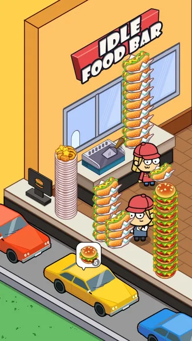 Idle Food Bar: Olivia & Oliver スクリーンショット