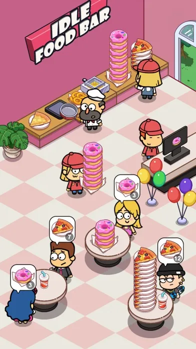 Idle Food Bar: Olivia & Oliver スクリーンショット