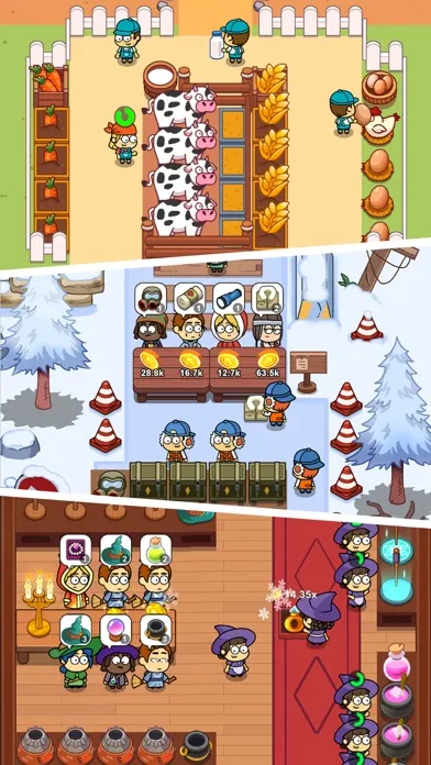 Idle Food Bar: Olivia & Oliver スクリーンショット