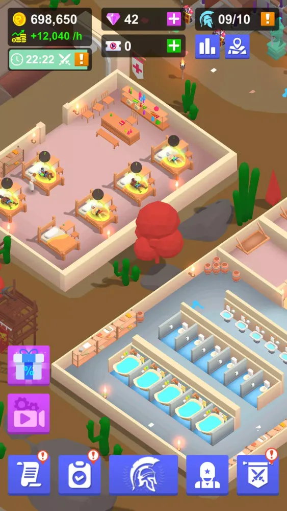 Idle Gladiator Arena Screenshots