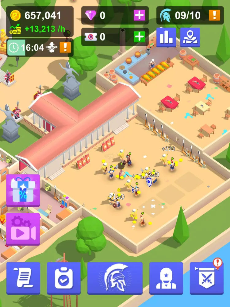 Idle Gladiator Arena Screenshots