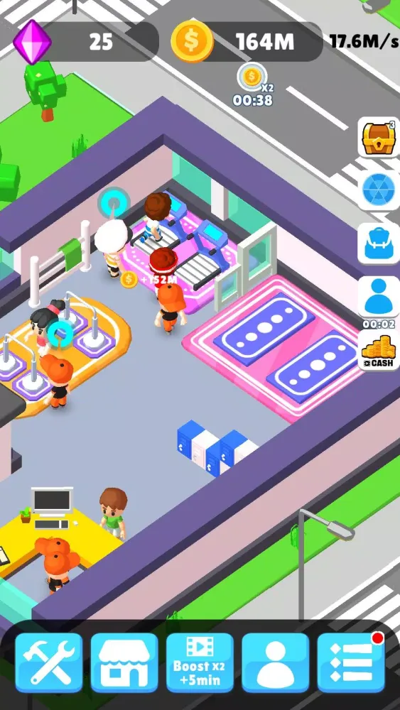 Idle GYM Room Screenshots