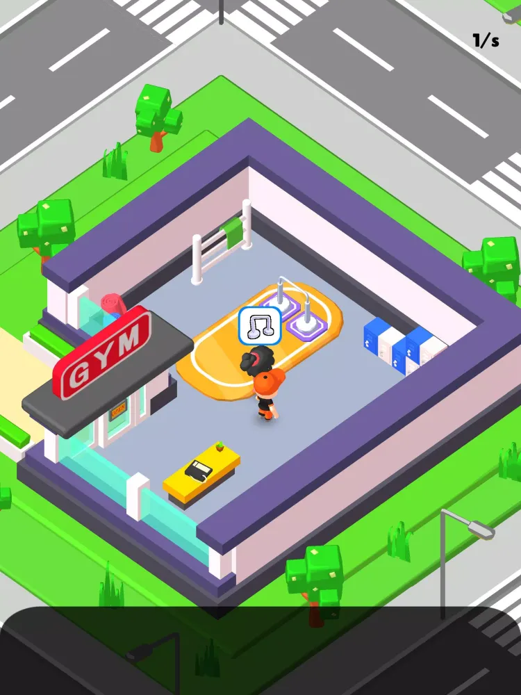 Idle GYM Room Screenshots