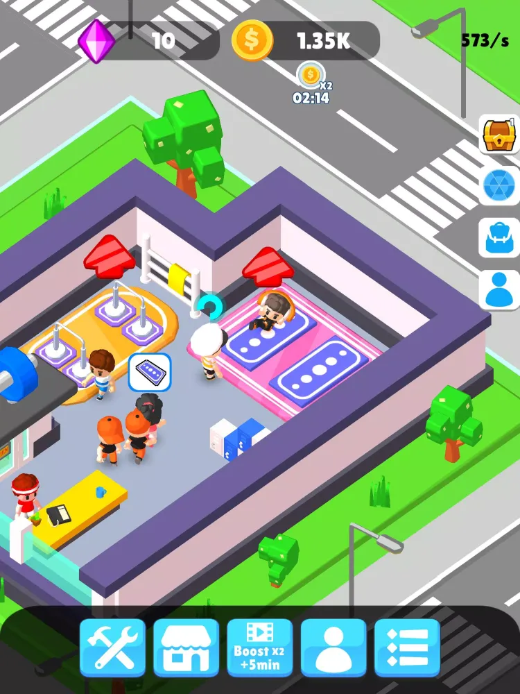 Idle GYM Room Screenshots