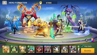 Capturas de tela do Idle War: Legendary Heroes