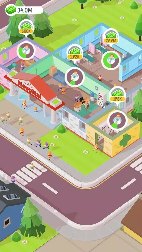 Capturas de tela do Idle Scrubs