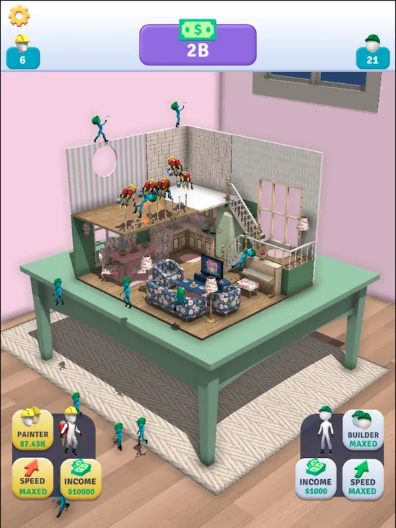 Idle Dollhouse iPad  Screenshots