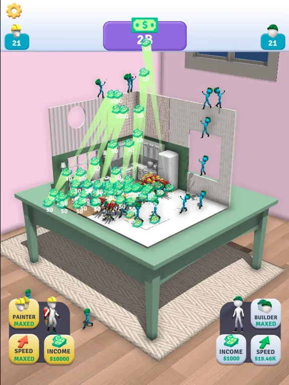 Idle Dollhouse iPad  Screenshots