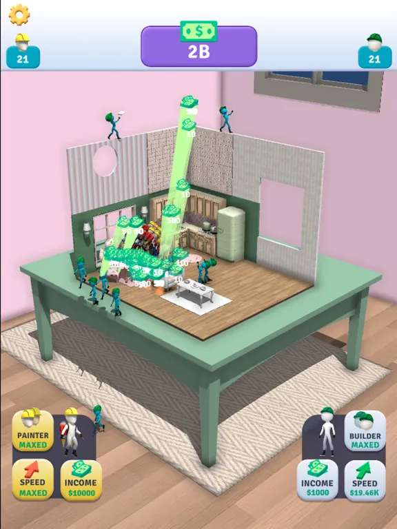 Idle Dollhouse iPad  Screenshots