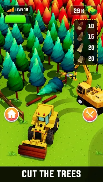 Screenshot di Idle Lumber Harvester Mill 3D
