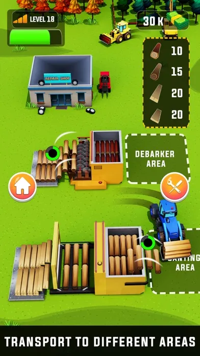 Screenshot di Idle Lumber Harvester Mill 3D