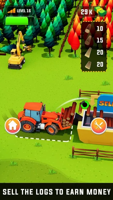 Screenshot di Idle Lumber Harvester Mill 3D