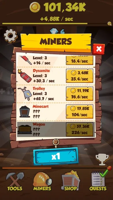 Idle Miner Clicker سکرین شاٹس