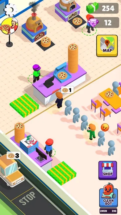 Idle Pizza Tycoon Shop Game سکرین شاٹس