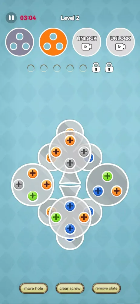 Screw Puzzle Ekran Görüntüleri