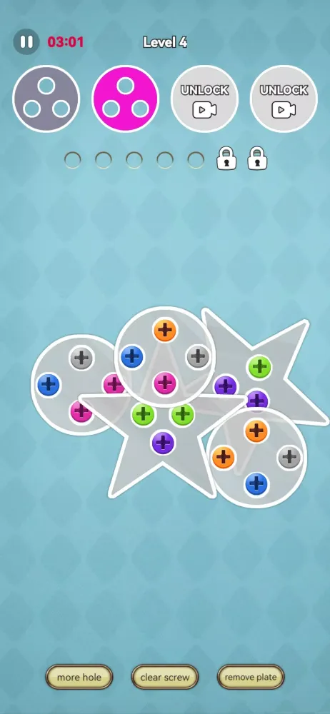 Screw Puzzle Ekran Görüntüleri