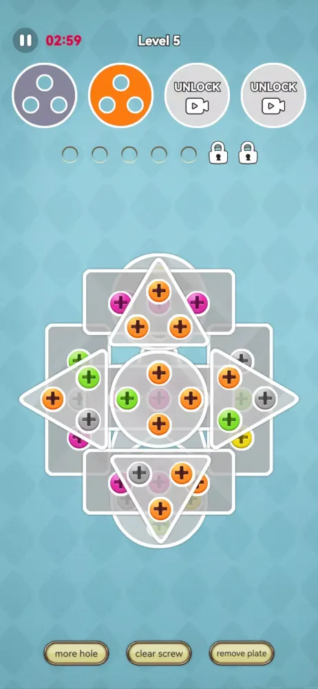 Screw Puzzle Ekran Görüntüleri