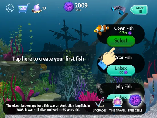 Idle Sea World! iPad  Screenshots