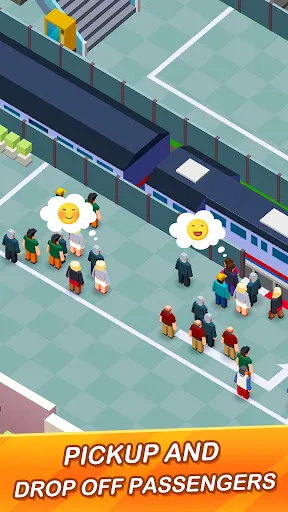 Tangkapan skrin Idle Train Empire - Idle Games