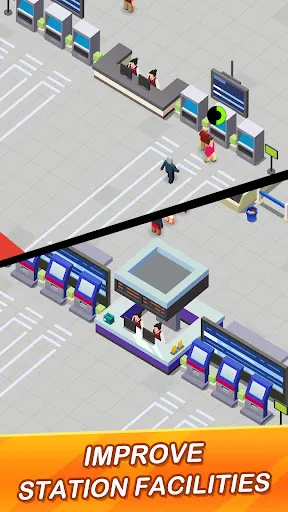 Tangkapan skrin Idle Train Empire - Idle Games