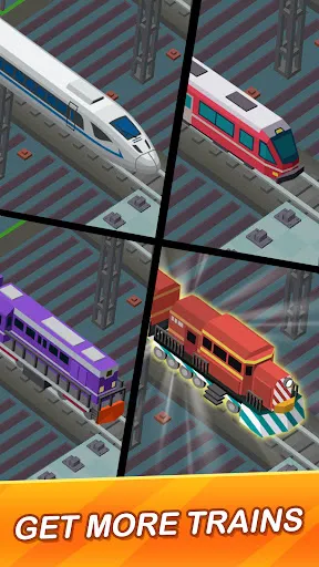 Tangkapan skrin Idle Train Empire - Idle Games