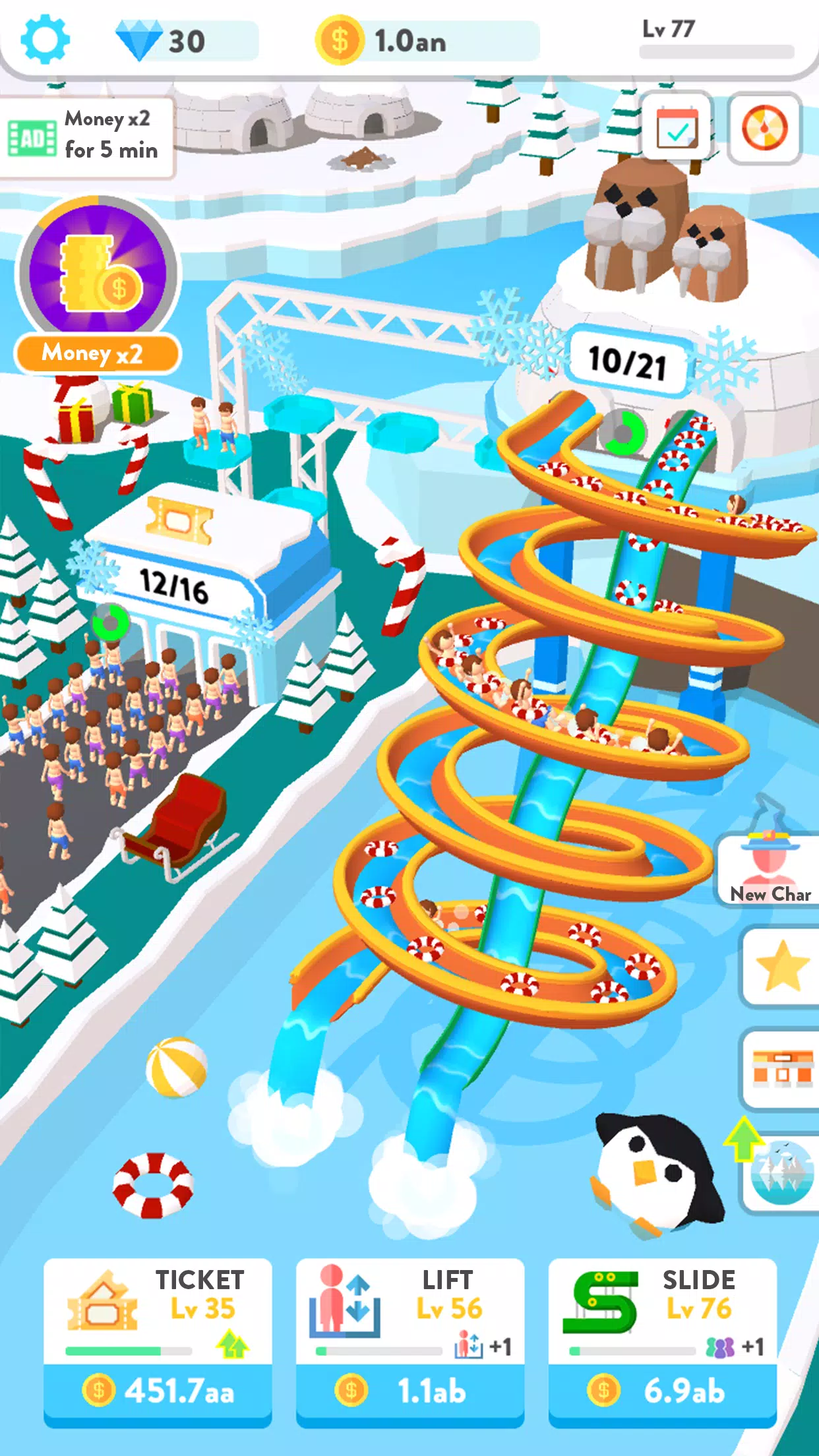 Idle Water Slide Screenshots
