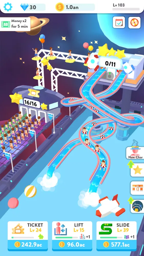 Скриншоты Idle Water Slide
