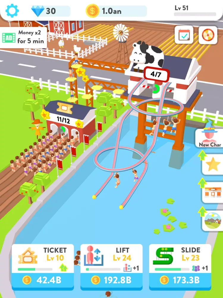 Скриншоты Idle Water Slide
