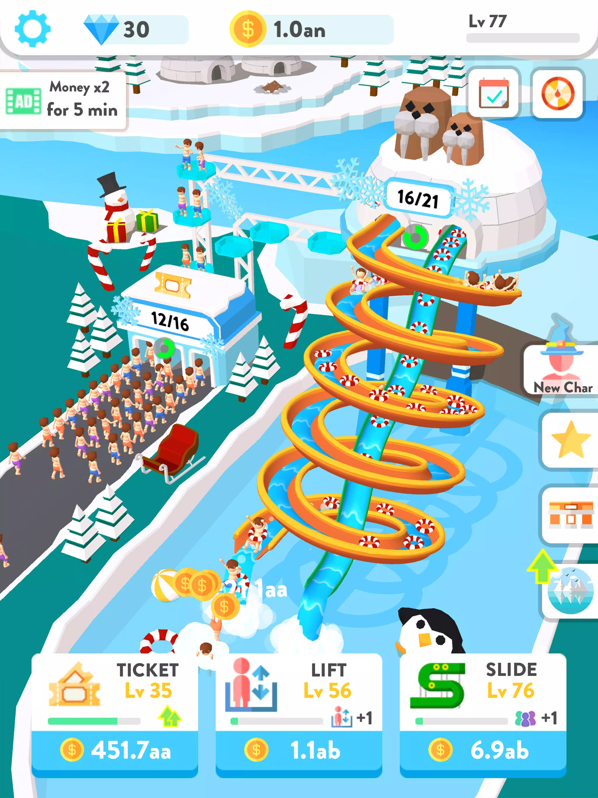 Idle Water Slide Screenshots