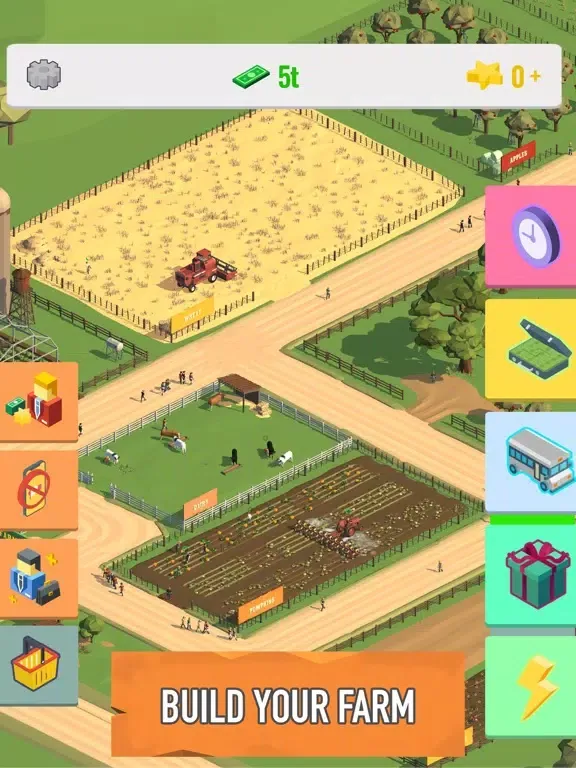 Capturas de tela do Idle Farm 3d: Business Empire iPad 